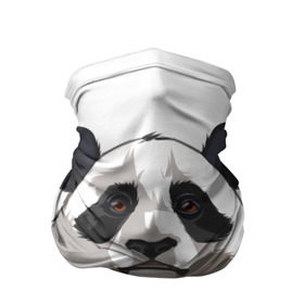 Бандана-труба 3D с принтом Panda в Новосибирске, 100% полиэстер, ткань с особыми свойствами — Activecool | плотность 150‒180 г/м2; хорошо тянется, но сохраняет форму | милый | панда