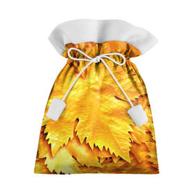 Подарочный 3D мешок с принтом Золотая осень в Новосибирске, 100% полиэстер | Размер: 29*39 см | жёлтый | золотой | клён | красота | листва | листья | наряд | осень | осина | покров | природа