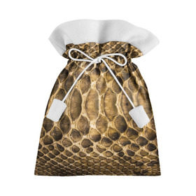Подарочный 3D мешок с принтом Змеиная кожа в Новосибирске, 100% полиэстер | Размер: 29*39 см | Тематика изображения на принте: fasion | snake | блеск | дерзость | змеиная | змея | кожа | кожура | красота | крутость | мода | показуха | статус | стиль | ткань | шик