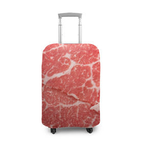 Чехол для чемодана 3D с принтом Кусок мяса в Новосибирске, 86% полиэфир, 14% спандекс | двустороннее нанесение принта, прорези для ручек и колес | баранина | бекон | белок | говядина | еда | жилы | кровь | кусок | мощь | мышцы | мясо | нарезка | отбивная | пища | протеин | свинина | сила | телятина | туша | филе | хрящи