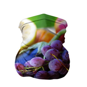 Бандана-труба 3D с принтом Спелые фрукты в Новосибирске, 100% полиэстер, ткань с особыми свойствами — Activecool | плотность 150‒180 г/м2; хорошо тянется, но сохраняет форму | абрикос | алыча | апельсин | бодрость | веган | виноград | витамины | груша | диета | еда | здоровье | лайм | лимон | молодость | нектар | овощи | персик | питание | польза | сок | фрукты | яблоко | ягоды