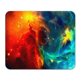 Коврик прямоугольный с принтом Atlantis nebula в Новосибирске, натуральный каучук | размер 230 х 185 мм; запечатка лицевой стороны | Тематика изображения на принте: вселенная | звезды | космос