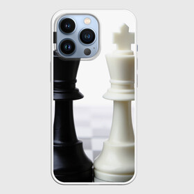 Чехол для iPhone 13 Pro с принтом Шахматы в Новосибирске,  |  | Тематика изображения на принте: белая | черная | шахматы