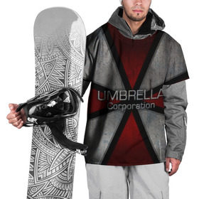 Накидка на куртку 3D с принтом Umbrella corps в Новосибирске, 100% полиэстер |  | resident evil | вирус | зомби