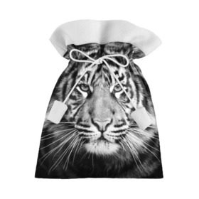 Подарочный 3D мешок с принтом Красавец тигр в Новосибирске, 100% полиэстер | Размер: 29*39 см | джунгли | дикая кошка | животные | зверь | король | кровь | мясо | опасность | охотник | тигр | хищник | царь | цирк