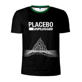 Мужская футболка 3D спортивная с принтом Placebo в Новосибирске, 100% полиэстер с улучшенными характеристиками | приталенный силуэт, круглая горловина, широкие плечи, сужается к линии бедра | placebo | брайан молко | молко | плацебо | плейсибо | плэйсибо