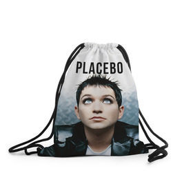 Рюкзак-мешок 3D с принтом Плацебо в Новосибирске, 100% полиэстер | плотность ткани — 200 г/м2, размер — 35 х 45 см; лямки — толстые шнурки, застежка на шнуровке, без карманов и подкладки | placebo | брайан молко | молко | плацебо | плейсибо | плэйсибо