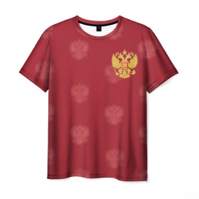 Мужская футболка 3D с принтом Сборная России по футболу в Новосибирске, 100% полиэфир | прямой крой, круглый вырез горловины, длина до линии бедер | russia | акинфеев | дзюба | россия | рф | футбол | черышев