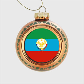 Стеклянный ёлочный шар с принтом Дагестан в Новосибирске, Стекло | Диаметр: 80 мм | 05 | аварец | аварка | дагестанец | дагестанка | дагистан | кавказ