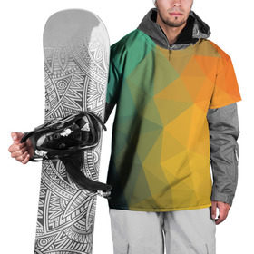 Накидка на куртку 3D с принтом LowPoly Gradient в Новосибирске, 100% полиэстер |  | Тематика изображения на принте: colors | gradient | lowpoly | poly | градиент | цвета