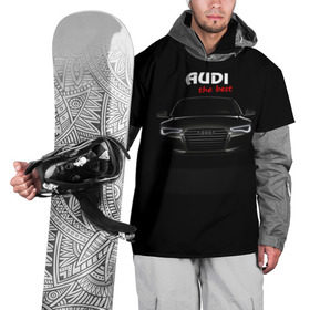 Накидка на куртку 3D с принтом AUDI the best в Новосибирске, 100% полиэстер |  | Тематика изображения на принте: audi | авто | автомобиль | ауди