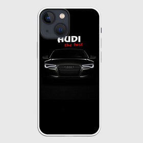 Чехол для iPhone 13 mini с принтом AUDI the best в Новосибирске,  |  | audi | авто | автомобиль | ауди