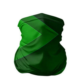 Бандана-труба 3D с принтом Зелёные стрелы в Новосибирске, 100% полиэстер, ткань с особыми свойствами — Activecool | плотность 150‒180 г/м2; хорошо тянется, но сохраняет форму | геометрия | зеленый | полосы