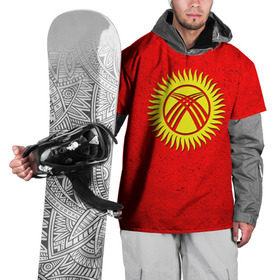 Накидка на куртку 3D с принтом Киргизия в Новосибирске, 100% полиэстер |  | Тематика изображения на принте: киргиз | киргизия | киргизский | кыргызстан | национальный | нация | флаг | флаги