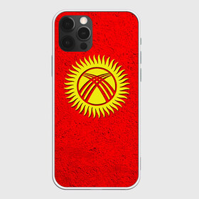 Чехол для iPhone 12 Pro Max с принтом Киргизия в Новосибирске, Силикон |  | киргиз | киргизия | киргизский | кыргызстан | национальный | нация | флаг | флаги