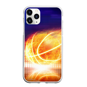 Чехол для iPhone 11 Pro матовый с принтом Огненный мяч в Новосибирске, Силикон |  | Тематика изображения на принте: streetball | баскетбол | взрыв | искры | любимая игра | моя жизнь | мяч | огонь | пламя | развлечение | страсть | тренировка | увлечение | хобби
