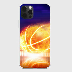Чехол для iPhone 12 Pro Max с принтом Огненный мяч в Новосибирске, Силикон |  | Тематика изображения на принте: streetball | баскетбол | взрыв | искры | любимая игра | моя жизнь | мяч | огонь | пламя | развлечение | страсть | тренировка | увлечение | хобби