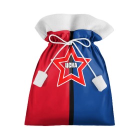 Подарочный 3D мешок с принтом ЦСКА в Новосибирске, 100% полиэстер | Размер: 29*39 см | премьер лига | рфпл | футбол | цска