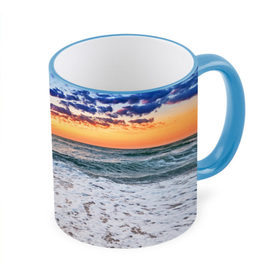 Кружка 3D с принтом Красивый закат в Новосибирске, керамика | ёмкость 330 мл | Тематика изображения на принте: sunrise | sunset | волна | жара | закат | зной | красота | лето | море | океан | отдых | пена | песок | пляж | прибой | прилив | природа | рассвет | солнце