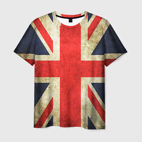 Мужская футболка 3D с принтом Великобритания в Новосибирске, 100% полиэфир | прямой крой, круглый вырез горловины, длина до линии бедер | great britain | the united kingdom of great britain | британия | великая британия | великобритания | государство | соединённое королевство | страна | флаг | флаги