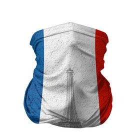 Бандана-труба 3D с принтом Франция в Новосибирске, 100% полиэстер, ткань с особыми свойствами — Activecool | плотность 150‒180 г/м2; хорошо тянется, но сохраняет форму | country | france | государство | страна | флаг | флаги | франция