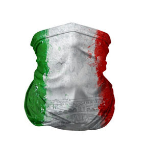Бандана-труба 3D с принтом Италия в Новосибирске, 100% полиэстер, ткань с особыми свойствами — Activecool | плотность 150‒180 г/м2; хорошо тянется, но сохраняет форму | Тематика изображения на принте: country | italy | государство | италия | страна | флаг | флаги