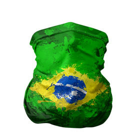 Бандана-труба 3D с принтом Бразилия в Новосибирске, 100% полиэстер, ткань с особыми свойствами — Activecool | плотность 150‒180 г/м2; хорошо тянется, но сохраняет форму | brazil | country | бразилия | государство | страна | флаг | флаги