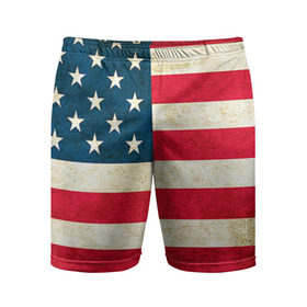 Мужские шорты 3D спортивные с принтом США в Новосибирске,  |  | country | usa | америка | государство | соединённые штаты америки | страна | флаг | флаги | штаты