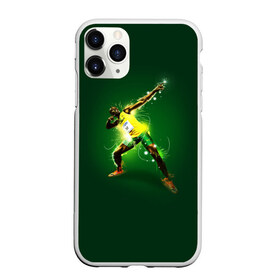 Чехол для iPhone 11 Pro матовый с принтом Usain Bolt в Новосибирске, Силикон |  | Тематика изображения на принте: атлетика | без | болт | легкая | спорт | усейн
