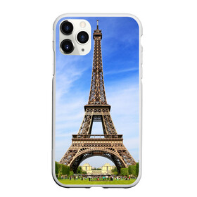 Чехол для iPhone 11 Pro Max матовый с принтом Эйфелева башня в Новосибирске, Силикон |  | Тематика изображения на принте: france | франция | эфелева