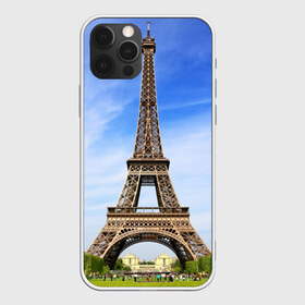 Чехол для iPhone 12 Pro Max с принтом Эйфелева башня в Новосибирске, Силикон |  | Тематика изображения на принте: france | франция | эфелева
