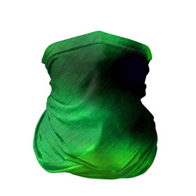 Бандана-труба 3D с принтом Заштриховка в Новосибирске, 100% полиэстер, ткань с особыми свойствами — Activecool | плотность 150‒180 г/м2; хорошо тянется, но сохраняет форму | зеленый | разводы | черный