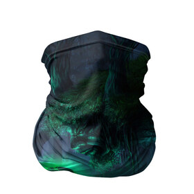 Бандана-труба 3D с принтом Лесной дух в Новосибирске, 100% полиэстер, ткань с особыми свойствами — Activecool | плотность 150‒180 г/м2; хорошо тянется, но сохраняет форму | арт | волшебство | дерево | лесной дух | сфера