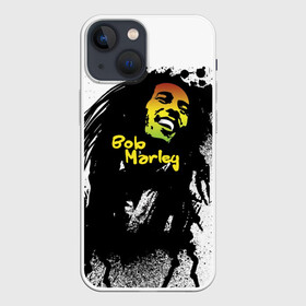 Чехол для iPhone 13 mini с принтом Bob Marley в Новосибирске,  |  | Тематика изображения на принте: bob marley | боб марли | музыка | регги | ямайка