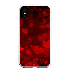 Чехол для iPhone XS Max матовый с принтом Сердечко в Новосибирске, Силикон | Область печати: задняя сторона чехла, без боковых панелей | Тематика изображения на принте: 14 февраля | красная | любовь | сердце