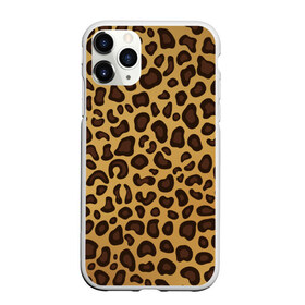 Чехол для iPhone 11 Pro матовый с принтом Окрас леопарда в Новосибирске, Силикон |  | арт | животные | леопард | окрас
