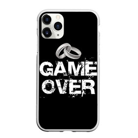 Чехол для iPhone 11 Pro матовый с принтом Game over в Новосибирске, Силикон |  | братва жениха | жених | мальчишник | мафия жениха