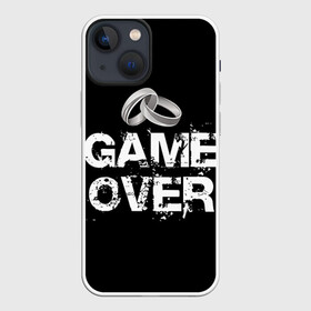 Чехол для iPhone 13 mini с принтом Game over в Новосибирске,  |  | братва жениха | жених | мальчишник | мафия жениха