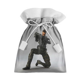 Подарочный 3D мешок с принтом Адам Дженсен в Новосибирске, 100% полиэстер | Размер: 29*39 см | deus ex | human revolution | mankind divided | адам дженсен | деус экс