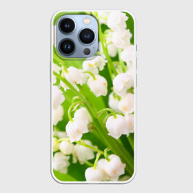 Чехол для iPhone 13 Pro с принтом Ландыши в Новосибирске,  |  | весна | ландыш | цветок