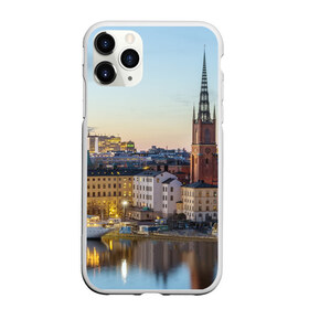 Чехол для iPhone 11 Pro матовый с принтом Швеция в Новосибирске, Силикон |  | europe | stockholm | sweden | европа | ес | каникулы | отпуск | стокгольм | туризм | швеция
