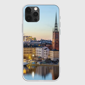Чехол для iPhone 12 Pro Max с принтом Швеция в Новосибирске, Силикон |  | Тематика изображения на принте: europe | stockholm | sweden | европа | ес | каникулы | отпуск | стокгольм | туризм | швеция