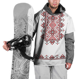 Накидка на куртку 3D с принтом Вышивка 41 в Новосибирске, 100% полиэстер |  | belarus | беларусь | вышивка