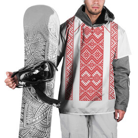 Накидка на куртку 3D с принтом Вышивка 46 в Новосибирске, 100% полиэстер |  | Тематика изображения на принте: belarus | беларусь | вышивка