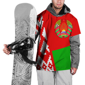 Накидка на куртку 3D с принтом Беларусь 2 в Новосибирске, 100% полиэстер |  | Тематика изображения на принте: belarus | беларусь