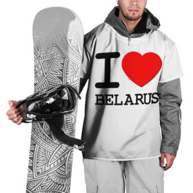 Накидка на куртку 3D с принтом Люблю Беларусь 3 в Новосибирске, 100% полиэстер |  | Тематика изображения на принте: belarus | love | беларусь | люблю