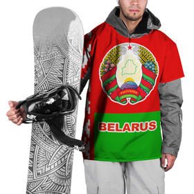 Накидка на куртку 3D с принтом Belarus 5 в Новосибирске, 100% полиэстер |  | belarus | беларусь