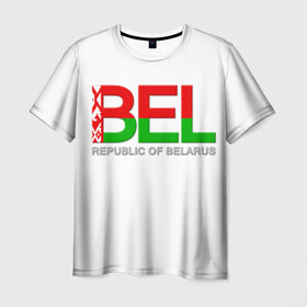 Мужская футболка 3D с принтом Belarus 6 в Новосибирске, 100% полиэфир | прямой крой, круглый вырез горловины, длина до линии бедер | belarus | republic | беларусь | республика