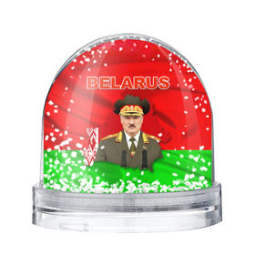 Снежный шар с принтом Belarus 17 в Новосибирске, Пластик | Изображение внутри шара печатается на глянцевой фотобумаге с двух сторон | belarus | беларусь | лукашенко | президент