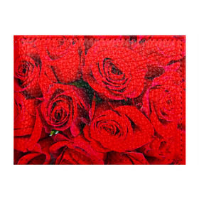 Обложка для студенческого билета с принтом Розы в Новосибирске, натуральная кожа | Размер: 11*8 см; Печать на всей внешней стороне | букет | красная | лепестки | роза | цветы